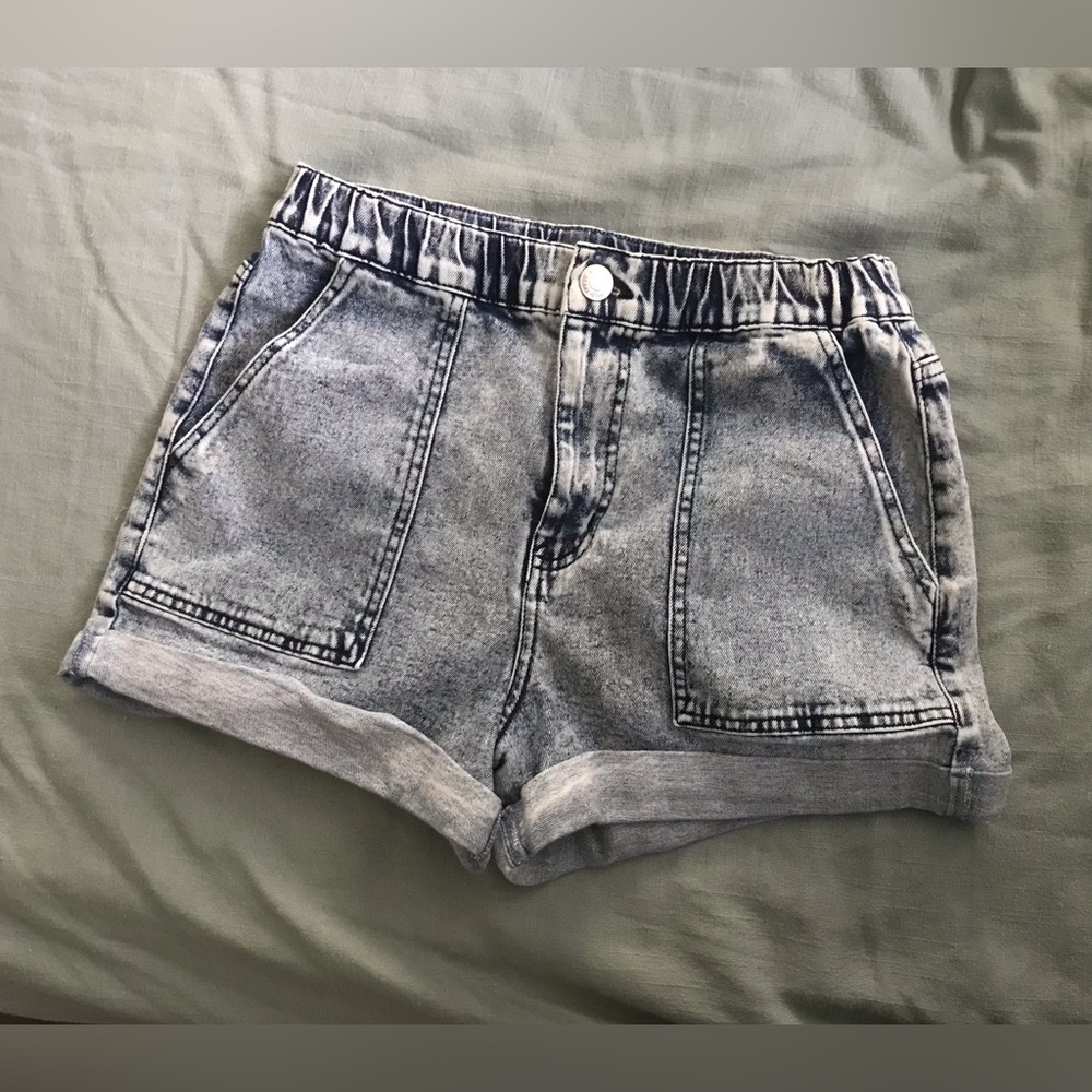 Wild Fable Acid Wash High-rise Shorts (Small)